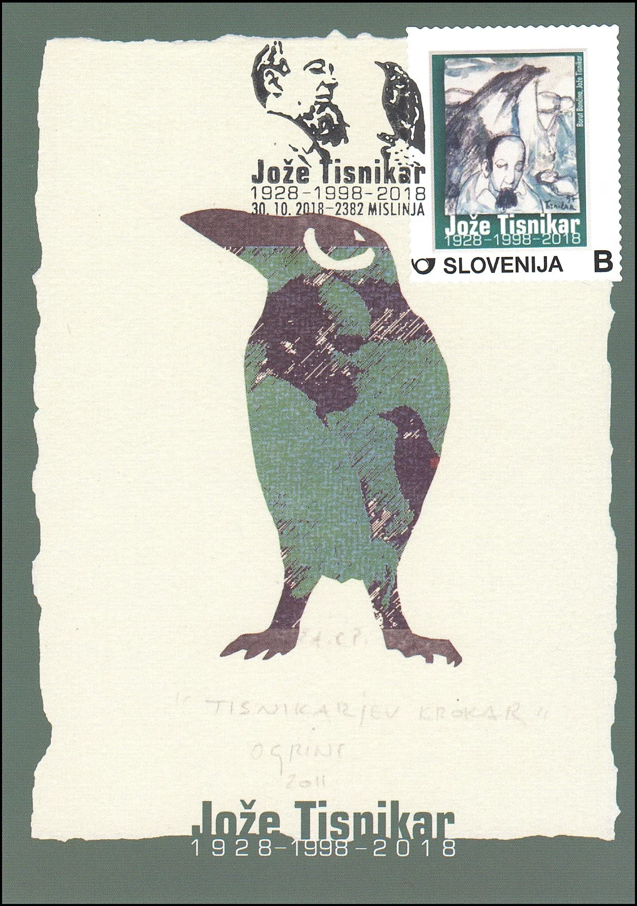 JOŽE TISNIKAR 1928 - 1998 - 2018